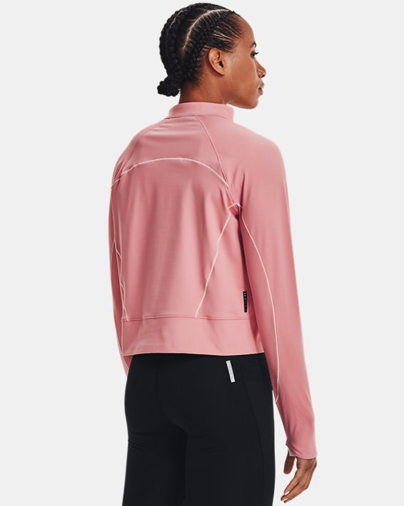 Camiseta UA RUSH™ ColdGear® para mujer, Pink, pdpMainDesktop image number 1